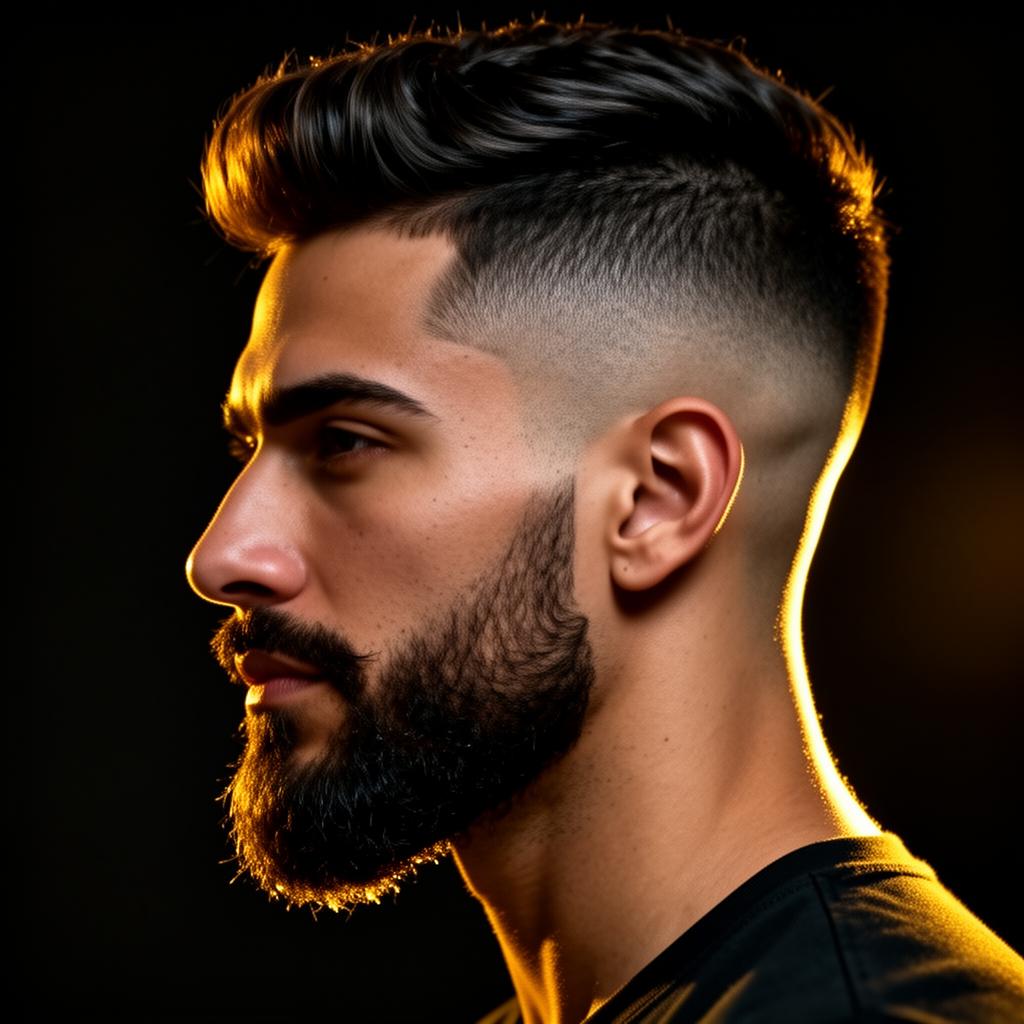 Trabalho realizado na barbearia